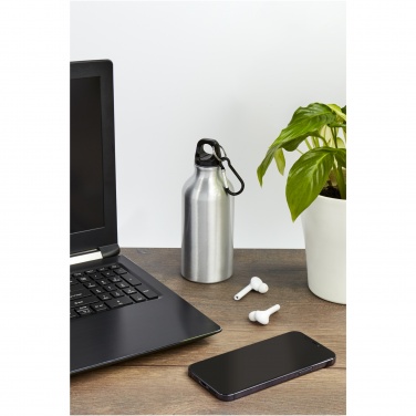 Logotrade firmakingi foto: Oregon 400 ml alumiiniumist veepudel karabiiniga